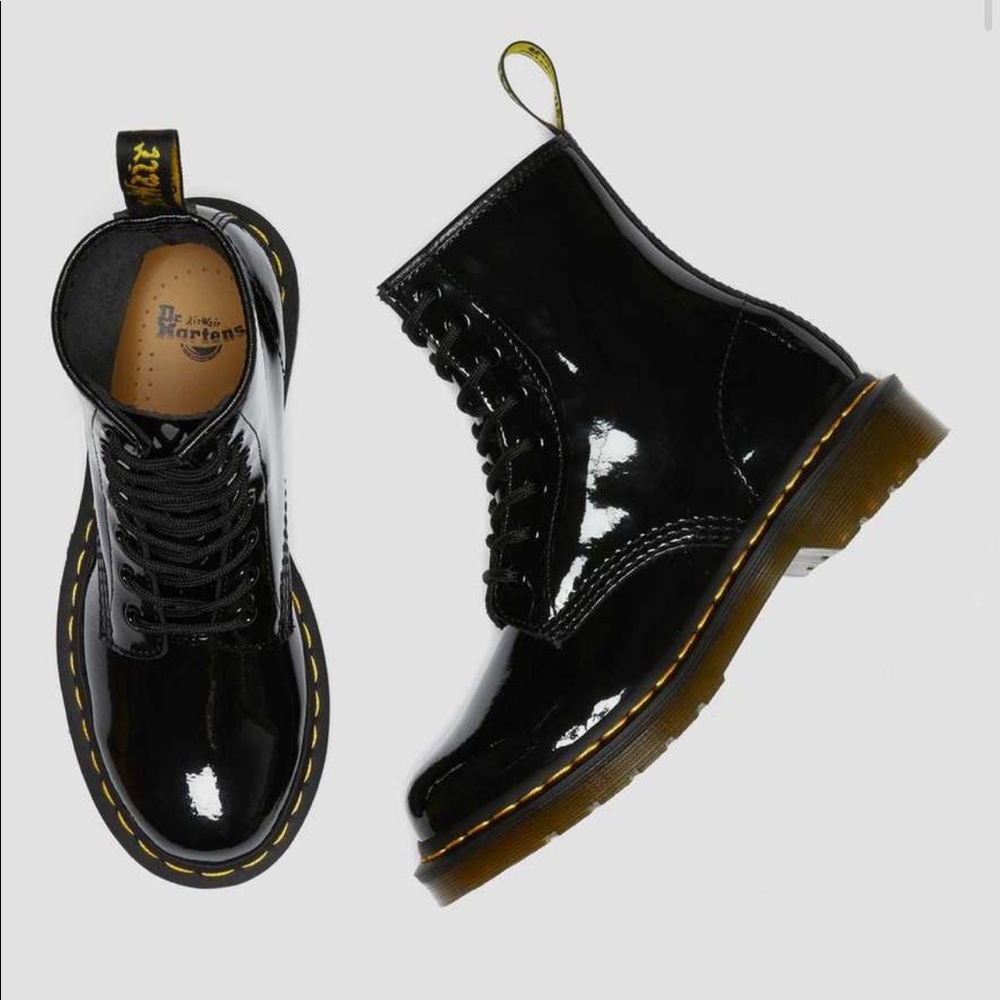doc martens patent leather 1460 boot